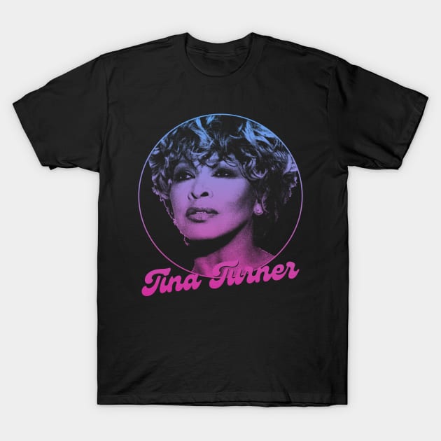 Tina Turner // Retro Fan Art Design T-Shirt by SYNDICATE WORLD
